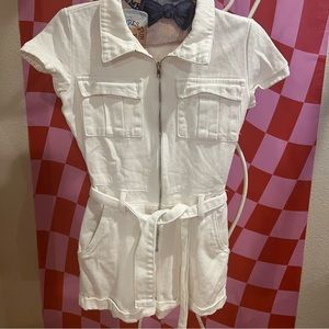 WILDFOX denim romper